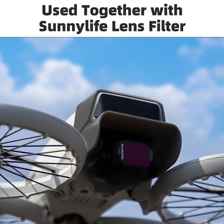 For DJI Flip Sunnylife FP-ZG970 Lens Anti-Glare Hood(Black) - free shipping - PMC Jewellery - Order now!
