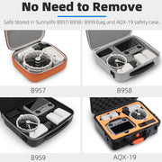 For DJI Flip Sunnylife FP-ZG970 Lens Anti-Glare Hood(Black)