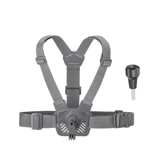 Sunnylife XD742 360 Degree Universal Sports Camera Chest Strap Mount(Gray)