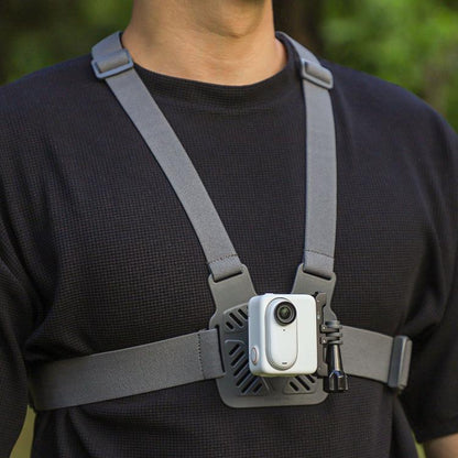 Sunnylife XD742 360 Degree Universal Sports Camera Chest Strap Mount(Gray) - free shipping - PMC Jewellery - Order now!
