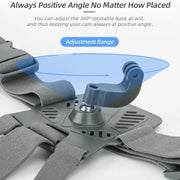 Sunnylife XD742 360 Degree Universal Sports Camera Chest Strap Mount(Gray)