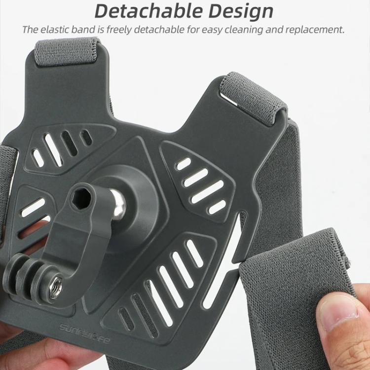 Sunnylife XD742 360 Degree Universal Sports Camera Chest Strap Mount(Gray) - free shipping - PMC Jewellery - Order now!