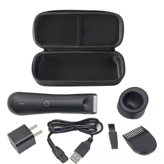 For Manscaped Lawn Mower 3.0/4.0 Trimmer Travel Case Compact EVA Portable Storage Organizer(Black)
