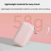 Cwatcun D204 Small Convenient Microslice Storage Bag Compact Digital Camera Water-resistant Hard Case(Pink)