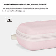 Cwatcun D204 Small Convenient Microslice Storage Bag Compact Digital Camera Water-resistant Hard Case(Pink)