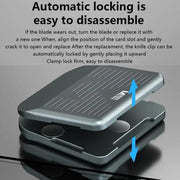 MaAnt MY-116 Magnetic Double-sided Blade Fixed Fixture Cell Phone Repair Removal Screen Shoveling Degumming Knife(Without Blade)