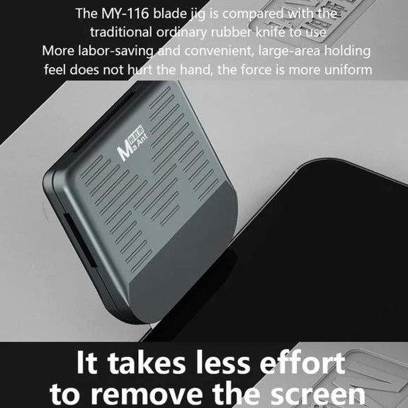 MaAnt MY-116 Magnetic Double-sided Blade Fixed Fixture Cell Phone Repair Removal Screen Shoveling Degumming Knife(Without Blade)