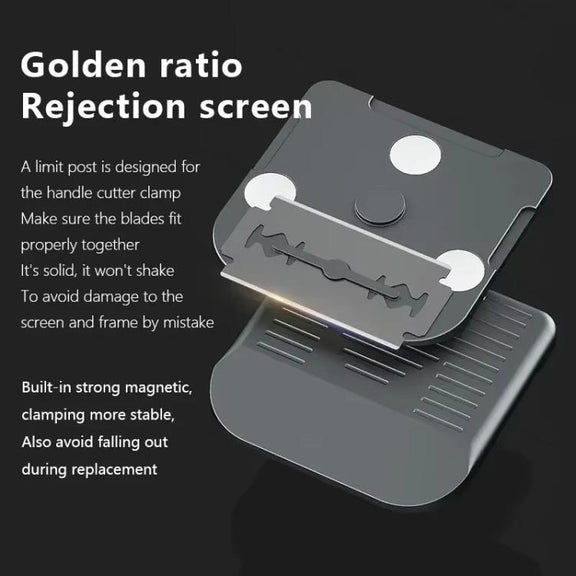 MaAnt MY-116 Magnetic Double-sided Blade Fixed Fixture Cell Phone Repair Removal Screen Shoveling Degumming Knife(Without Blade)