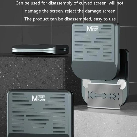 MaAnt MY-116 Magnetic Double-sided Blade Fixed Fixture Cell Phone Repair Removal Screen Shoveling Degumming Knife(Without Blade)