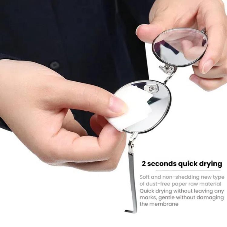 JRC F502 100pcs /Box Cleaning Glasses Paper Cell Phone Screen Cleaning Portable Alcohol Kit - free shipping - PMC TechLife - Order now!