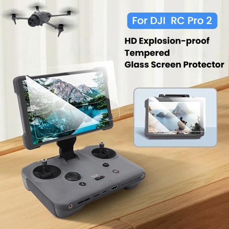 For DJI RC Pro 2 Remote Controller CQT Tempered Glass Screen Protector 1pc - free shipping - PMC Jewellery - Order now!
