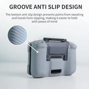 For DJI RC Pro 2 Remote Control Silicone Case Screen and Body Protective Cover(Black)