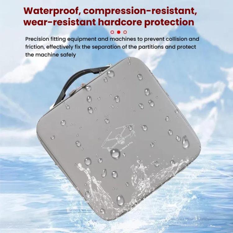 For DJI Mavic 4 Pro Fly More Combo / Creator Combo Carrying Case Durable PU Crossbody Shoulder Bag(Black) - free shipping - PMC TechLife - Order now!