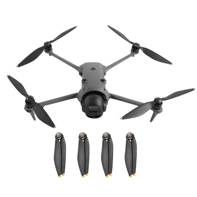 For DJI Mavic 4 Pro Drone RCSTQ Low-Noise Quick-Release Propellers Replacement Blades(Black Orange) - free shipping - PMC Jewellery - Order now!