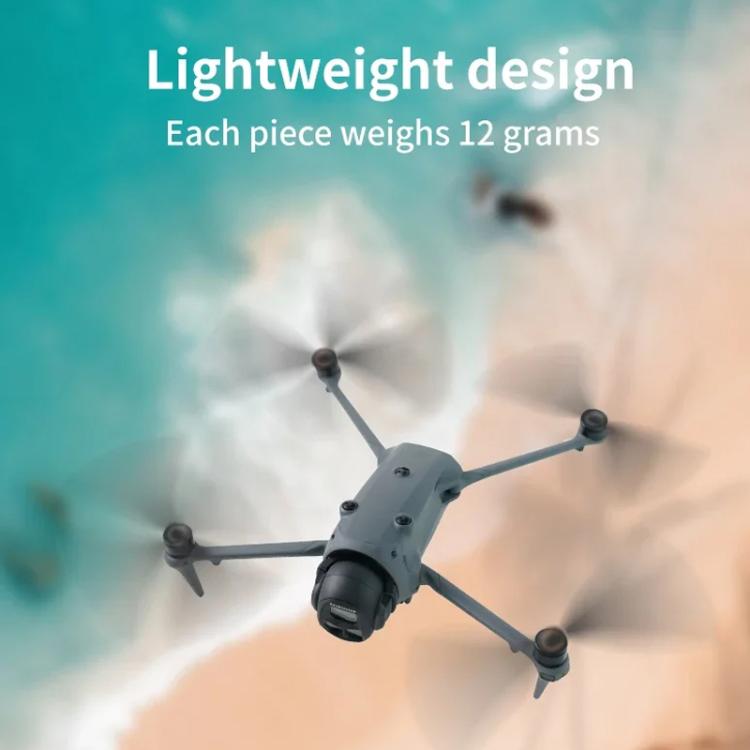 For DJI Mavic 4 Pro Drone RCSTQ Low-Noise Quick-Release Propellers Replacement Blades(Black Orange) - free shipping - PMC Jewellery - Order now!