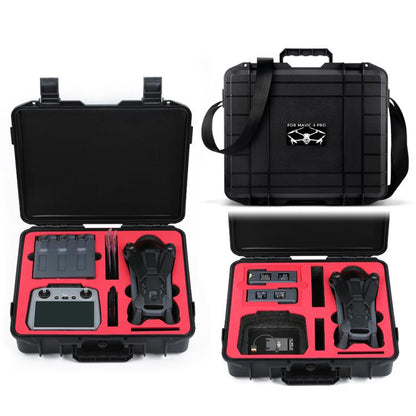For DJI Mavic 4 Pro Fly More Combo RC 2 Explosion-Proof Box EVA Shockproof Storage Case With Shoulder Strap(Black) - free shipping - PMC Jewellery - Order now!