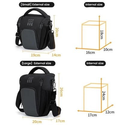 Cwatcun D1 Large Lightweight Portable Leather Film Material Camera Crossbody Bag - free shipping - PMC Jewellery - Order now!