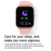 Blood Oxygen / Sleep / Heart Rate Wellness Tracking Smart Watch Square Sports Double Strap Watch(Black Steel+Silicone Black)