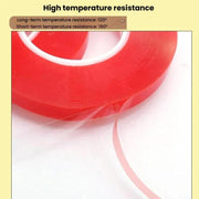5rolls 0.2mm Thick Acrylic Polyester PET Double Sided Adhesive Tape, 10m/roll, Width: 4mm