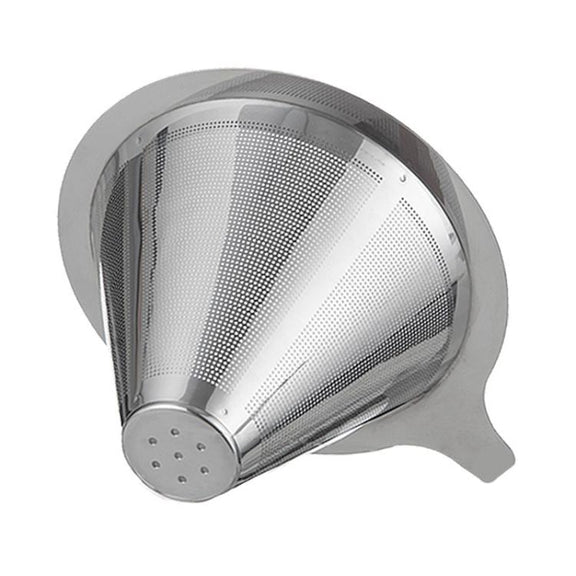304 Stainless Steel Coffee Filter Reusable Mesh for Pour Over/Drip Coffee Maker, Spec:  2-4 Cups