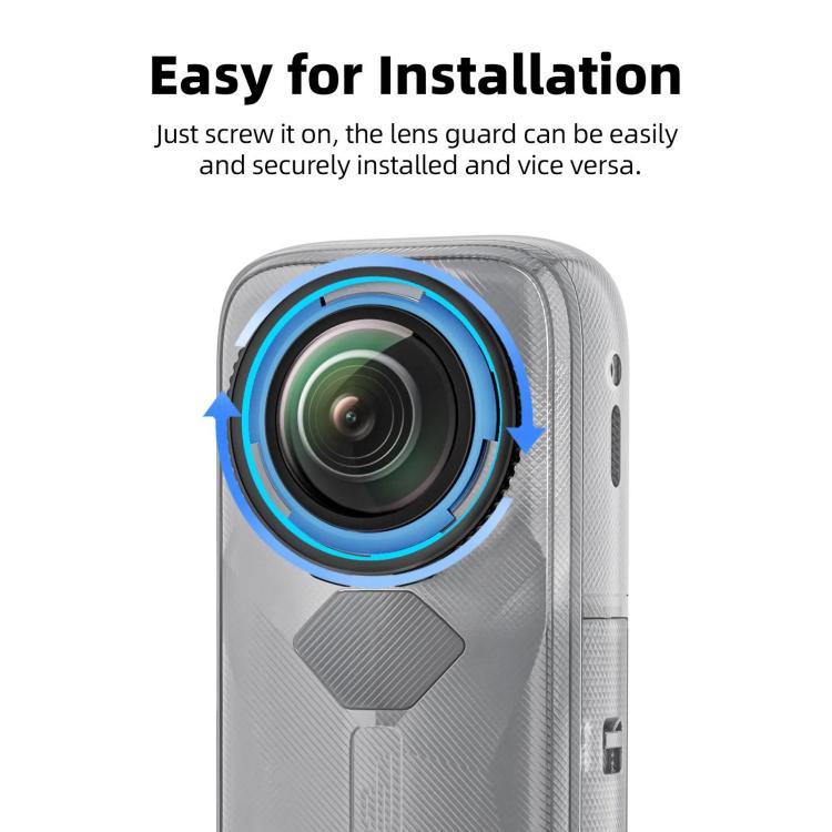 For Insta360 X5 Camera aMagisn Lens Guard Protector Detachable Anti-Scratch Glass Cover Standard Edition