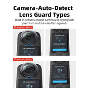 For Insta360 X5 Camera aMagisn Lens Guard Protector Detachable Anti-Scratch Glass Cover Standard Edition