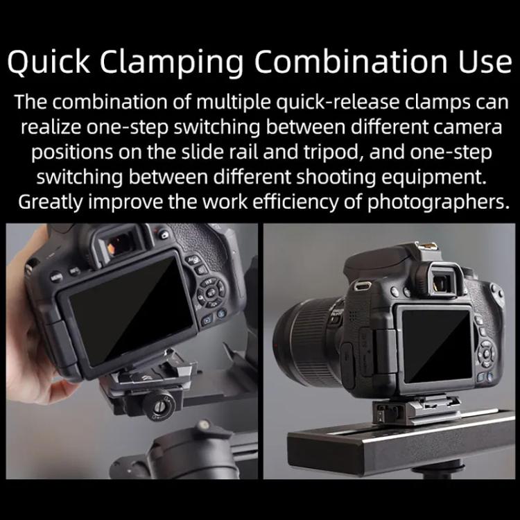 XILETU XQ-1A Arca Quick Release Adapter Gimbal Stabilizer Tripod Sports Quick Release Plate Stand