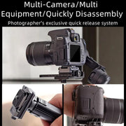 XILETU XQ-1A Arca Quick Release Adapter Gimbal Stabilizer Tripod Sports Quick Release Plate Stand