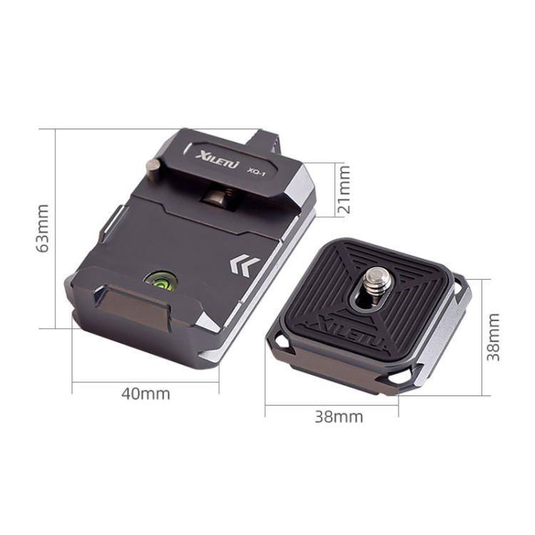 XILETU XQ-1 Arca Quick Release Adapter Gimbal Stabilizer Tripod Sports Quick Release Plate Stand