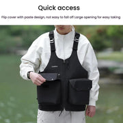 Cwatcun D192 Multifunctional Vest Outdoor Lightweight Comfortable Camera Bag