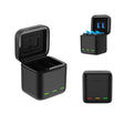 For GoPro HERO13 Black TELESIN 3 Slots Charging Case Compact Storage Box(Black) - free shipping - PMC TechLife - Order now!