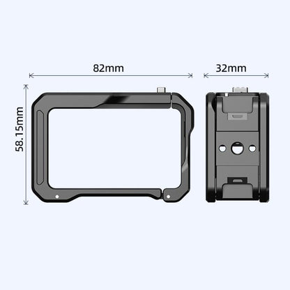 For DJI Osmo Action 5 Pro / 4 / 3 HEPAIL AC70 Metal Rabbit Cage - free shipping - PMC Jewellery - Order now!