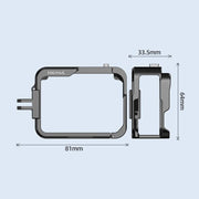 For Insta360 Ace Pro HEPAIL AC-26 Metal Rabbit Cage Camera Frame Accessories