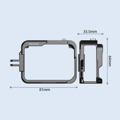 For Insta360 Ace HEPAIL AC-25 Metal Rabbit Cage Camera Frame Accessories - free shipping - PMC Jewellery - Order now!