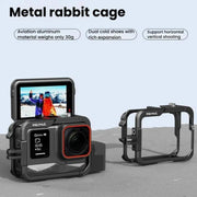 For Insta360 Ace Pro HEPAIL AC-26 Metal Rabbit Cage Camera Frame Accessories