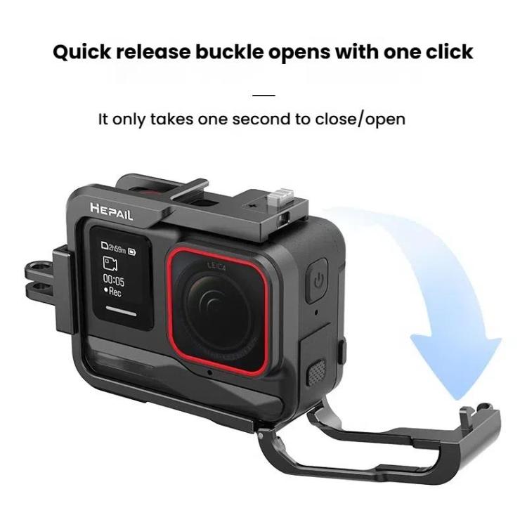 For Insta360 Ace HEPAIL AC-25 Metal Rabbit Cage Camera Frame Accessories - free shipping - PMC Jewellery - Order now!