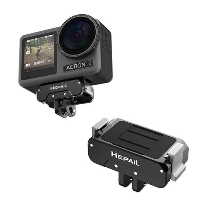 For DJI Osmo Action 4 / 3 HEPAIL AC-17 Metal Magnetic Quick Release - free shipping - PMC TechLife - Order now!
