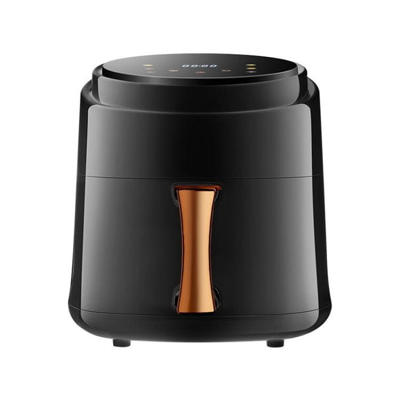 8L Air Fryer Household Multi-Function Large Capacity Oil-Free Electric Fryer, Color: Black US Plug