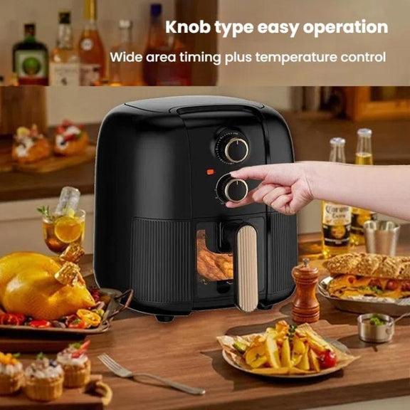 10L Large Capacity Air Fryer Multifunctional Electric Fryer French Fry Maker, EU Plug, Style: Touch-control Visible