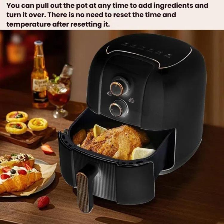 10L Large Capacity Air Fryer Multifunctional Electric Fryer French Fry Maker, EU Plug, Style: Touch-control Visible