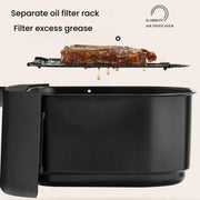 10L Large Capacity Air Fryer Multifunctional Electric Fryer French Fry Maker, EU Plug, Style: Touch-control Visible