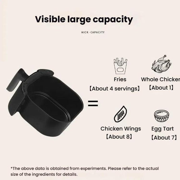 10L Large Capacity Air Fryer Multifunctional Electric Fryer French Fry Maker, EU Plug, Style: Dual-control Mechanical Visible