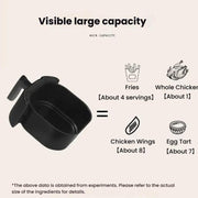 10L Large Capacity Air Fryer Multifunctional Electric Fryer French Fry Maker, EU Plug, Style: Touch-control Visible