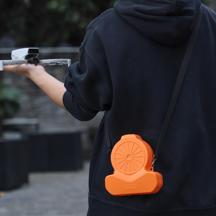 For DJI Flip Sunnylife FP-SN953 Storage Box Shockproof Crossbody Bag(Orange) - free shipping - PMC TechLife - Order now!