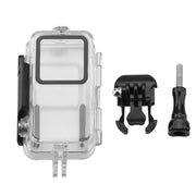 For DJI Action 2 60m Water-resistant Case Diving Protective Case(Transparent)