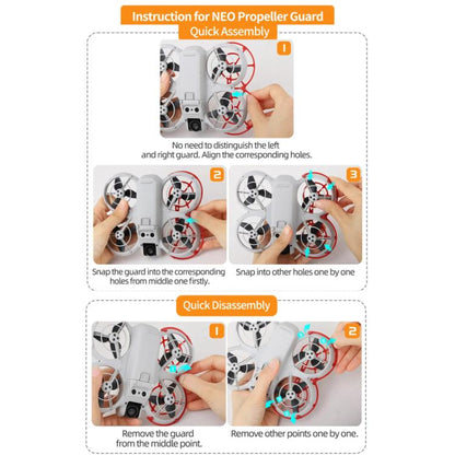 For DJI NEO Sunnylife NE-KC863 Paddle Blade Protective Cover Anti-Collision Ring(Red) - free shipping - PMC Jewellery - Order now!