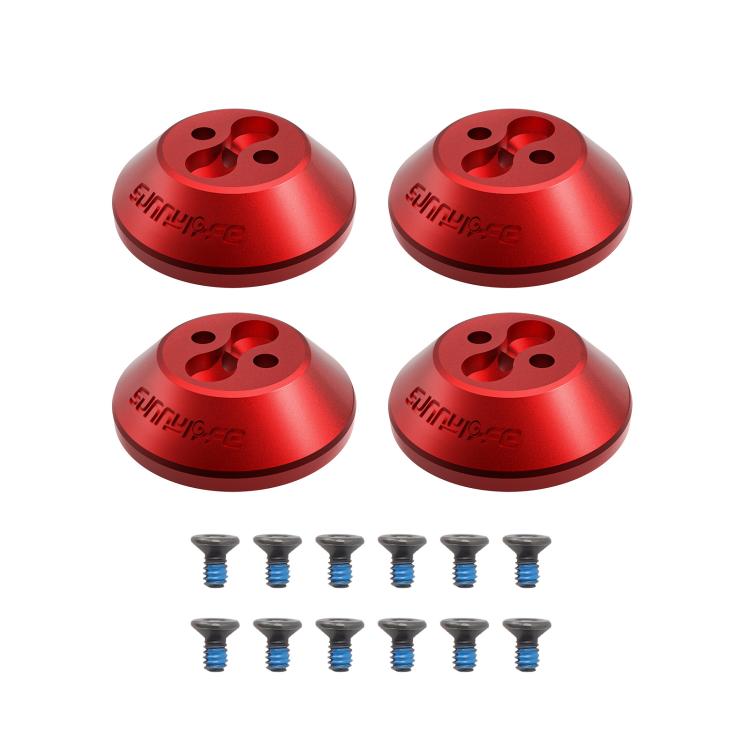 For DJI Avata 2 Sunnylife AT2-MD787 Motor Anti-dust Cover Aluminum Alloy Motor Protection Cover(Red) - free shipping - PMC Jewellery - Order now!