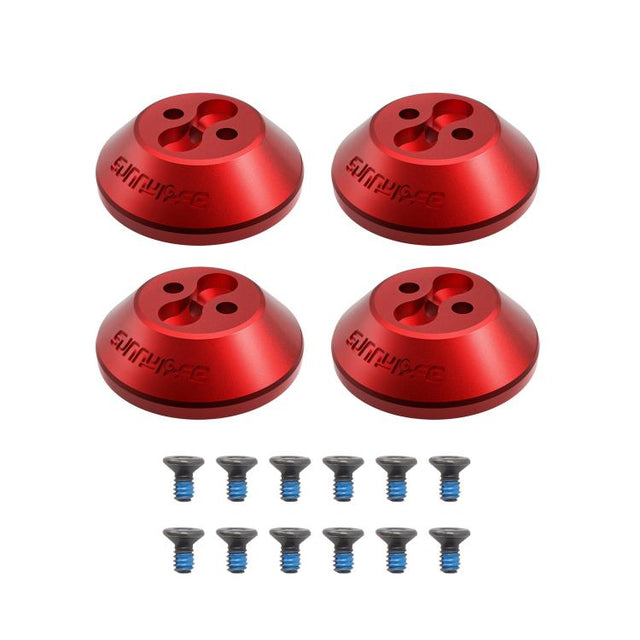 For DJI Avata 2 Sunnylife AT2-MD787 Motor Anti-dust Cover Aluminum Alloy Motor Protection Cover(Red)