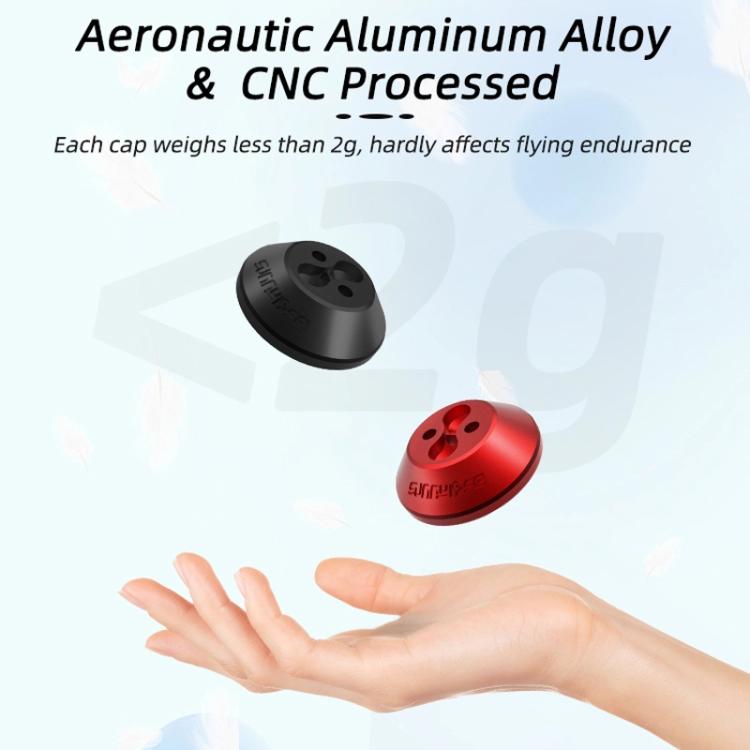 For DJI Avata 2 Sunnylife AT2-MD787 Motor Anti-dust Cover Aluminum Alloy Motor Protection Cover(Black)