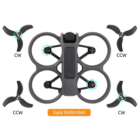 For DJI Avata 2 Sunnylife 3032S 2pairs Propellers(Orange)